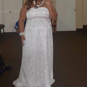 Wedding dress from Davis bridal